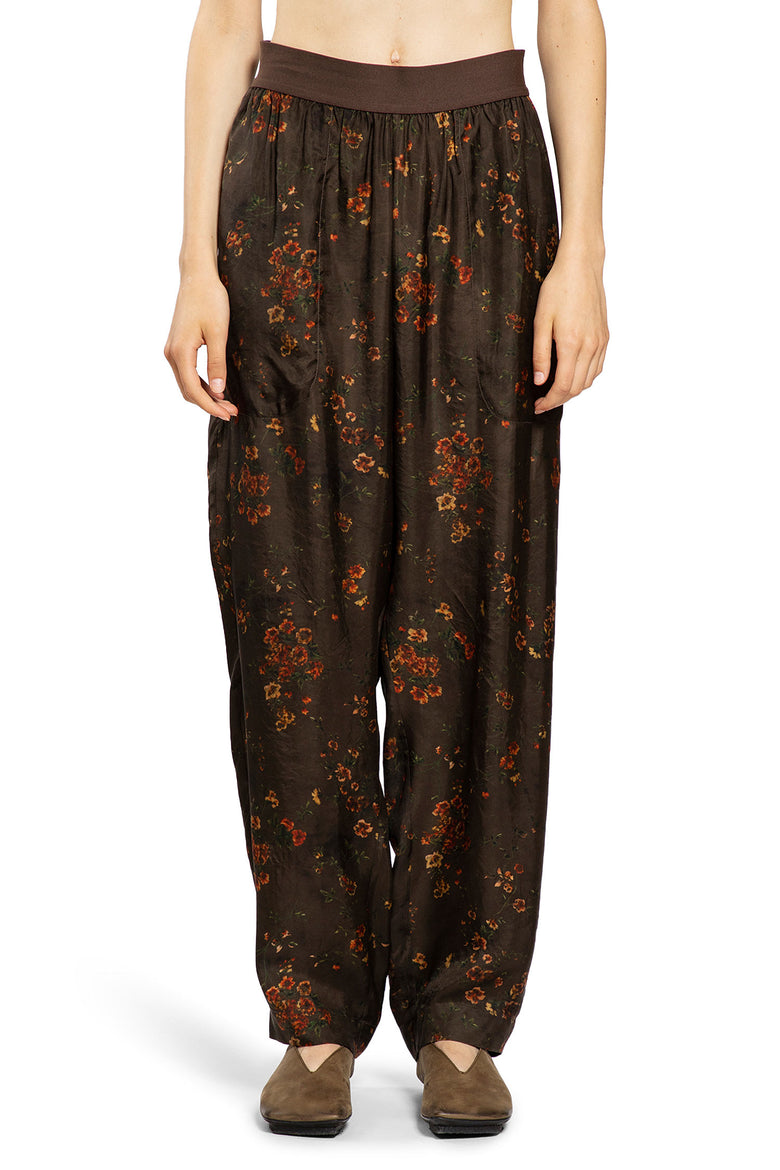 UMA WANG WOMAN BROWN TROUSERS