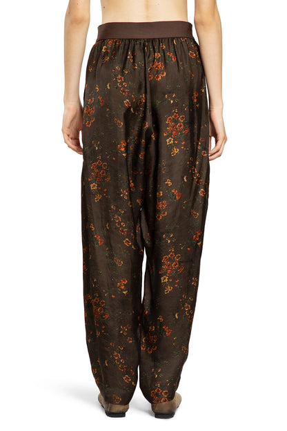 UMA WANG WOMAN BROWN TROUSERS