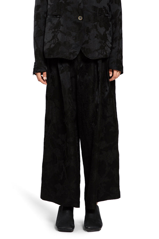 UMA WANG WOMAN BLACK TROUSERS