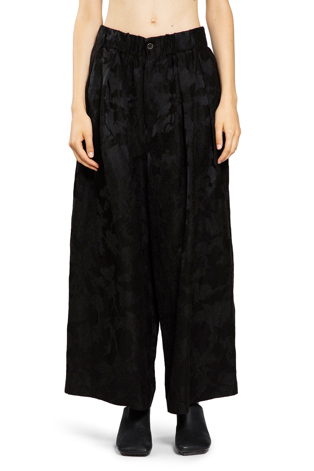 UMA WANG WOMAN BLACK TROUSERS