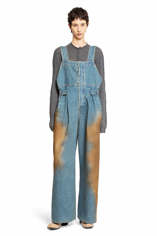 UMA WANG WOMAN BLUE JUMPSUITS