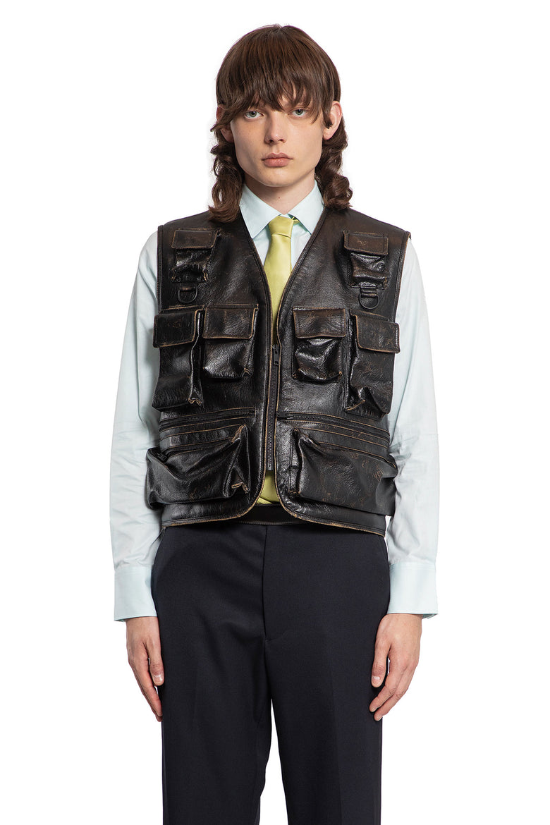 PRADA MAN BLACK VESTS