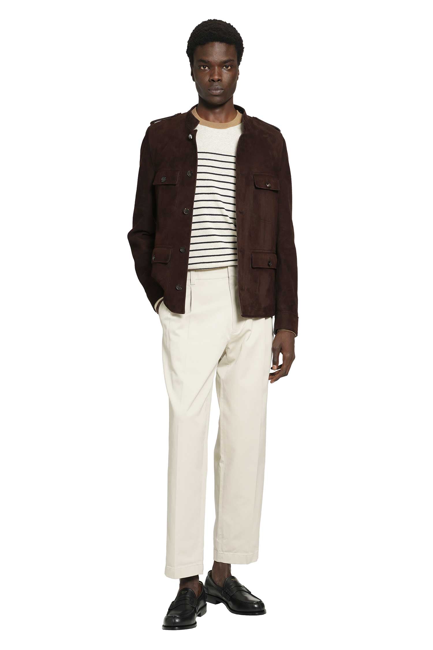 PRADA Suede Jacket man