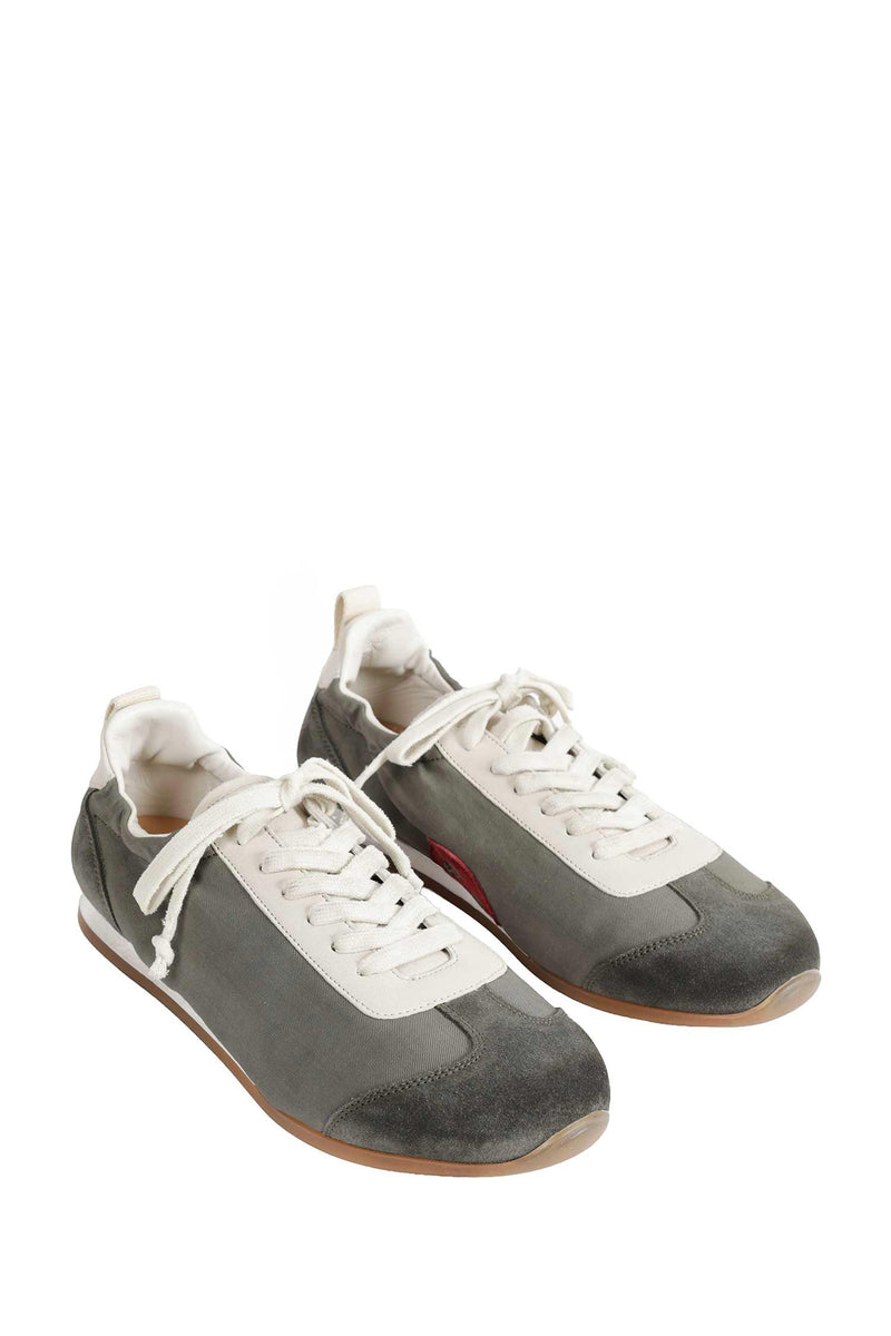 UMA WANG Canvas and Suede Sneakers woman