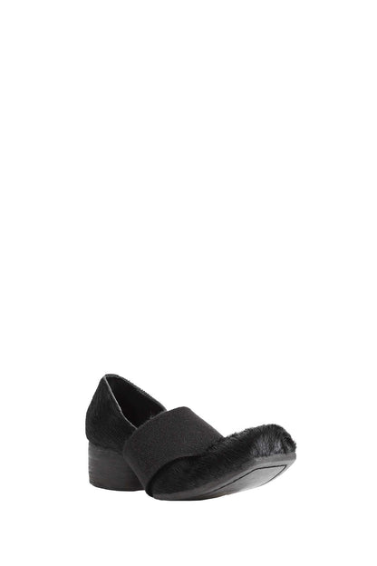 Calf Hair Heeled Ballerinas
