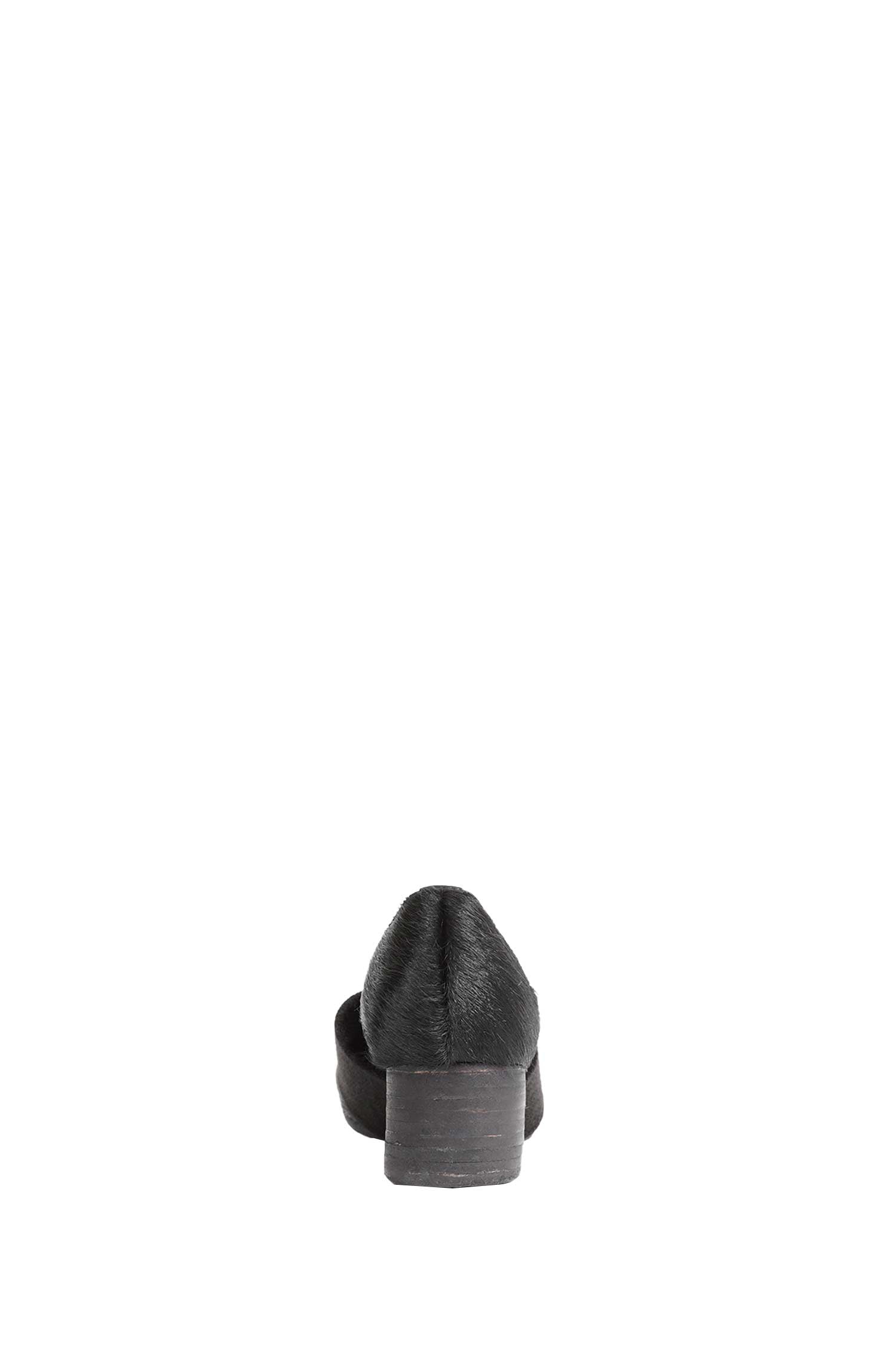 Calf Hair Heeled Ballerinas