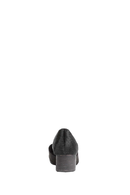 Calf Hair Heeled Ballerinas