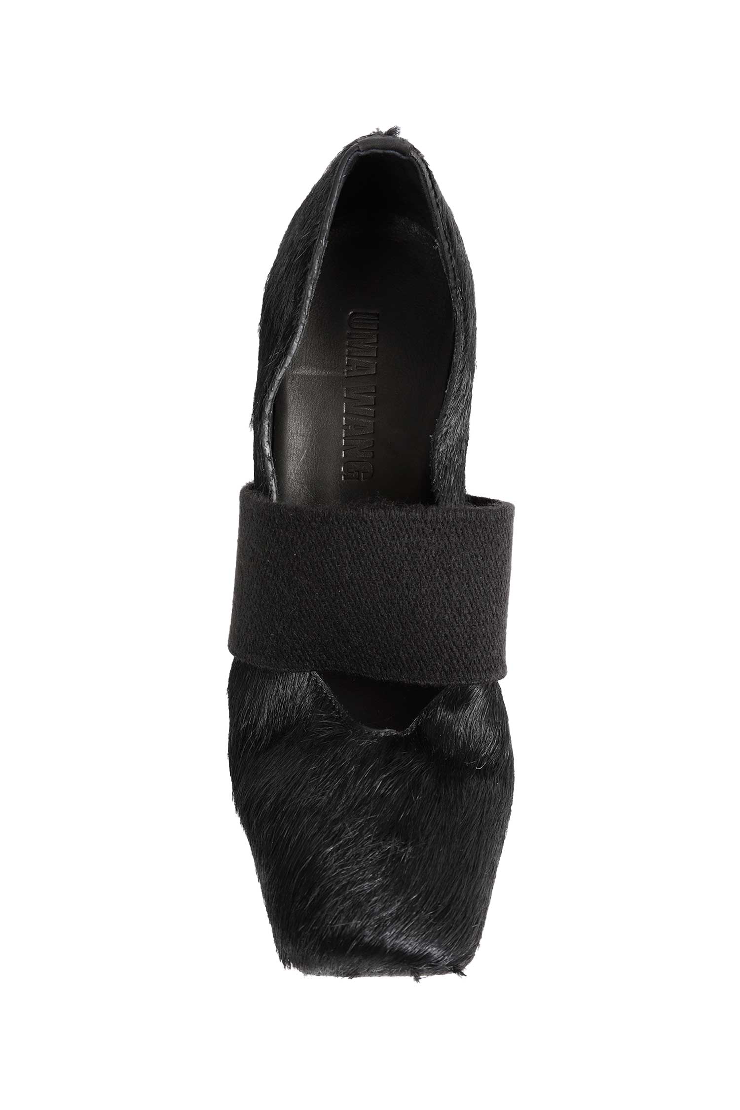 UMA WANG Calf Hair Heeled Ballerinas woman