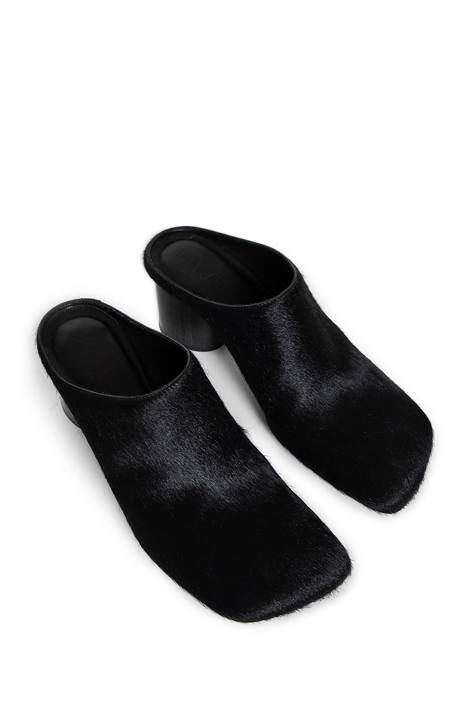 UMA WANG WOMAN BLACK MULES