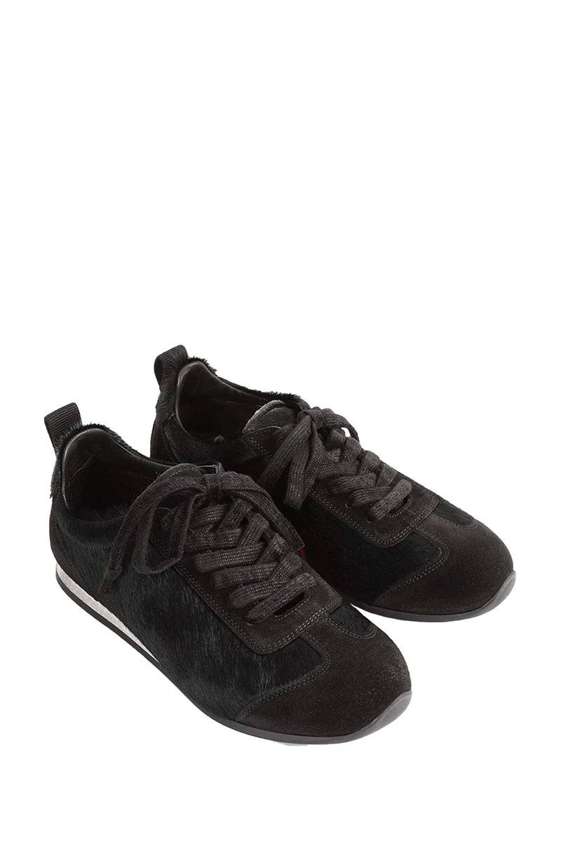 UMA WANG Calf Hair And Suede Sneakers man