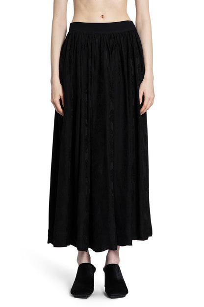 UMA WANG WOMAN BLACK SKIRTS