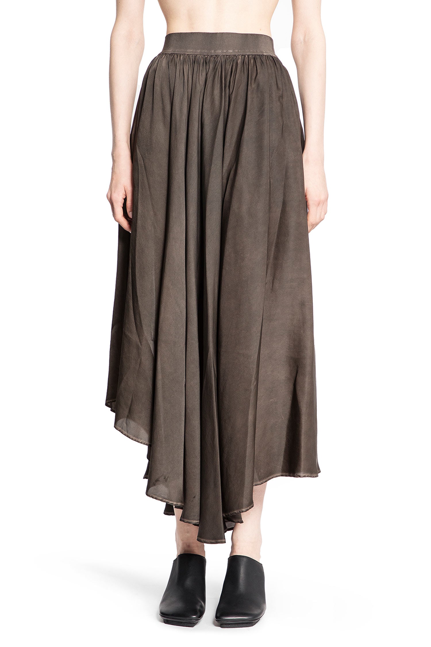 UMA WANG WOMAN BROWN SKIRTS