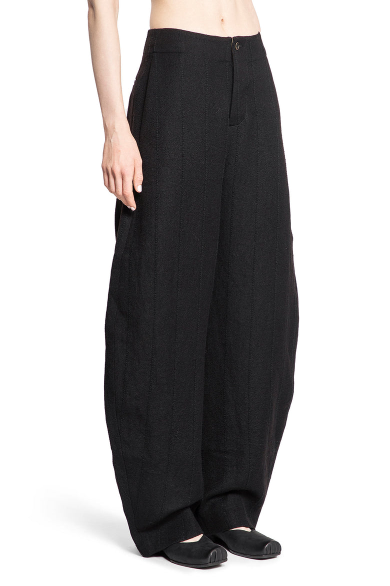 UMA WANG WOMAN BLACK TROUSERS