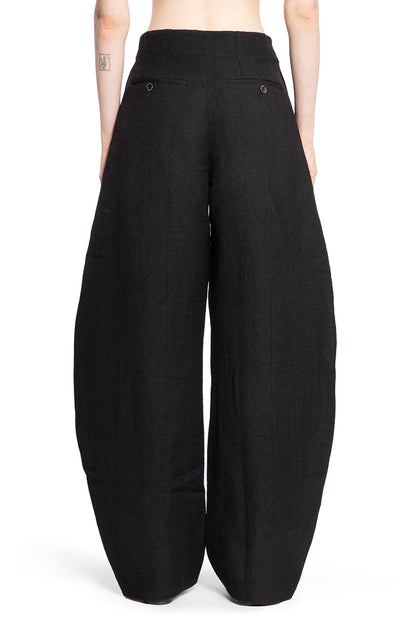 UMA WANG WOMAN BLACK TROUSERS