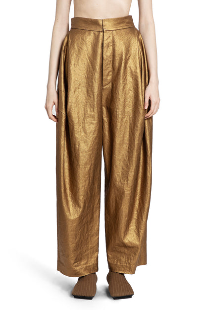 Antonioli UMA WANG WOMAN GOLD TROUSERS