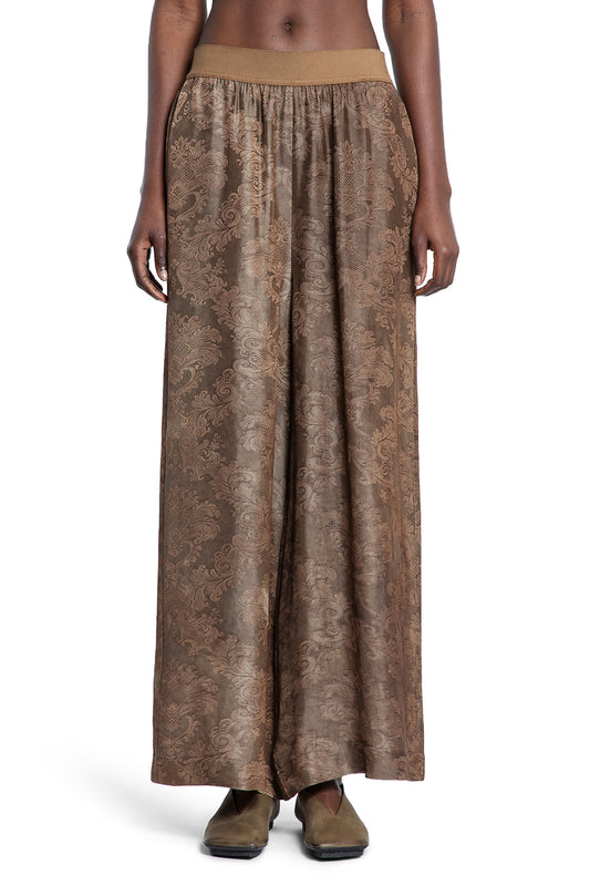 UMA WANG WOMAN BROWN TROUSERS
