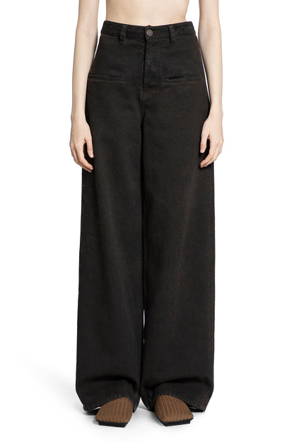 UMA WANG WOMAN BROWN TROUSERS