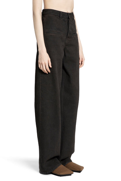 UMA WANG WOMAN BROWN TROUSERS