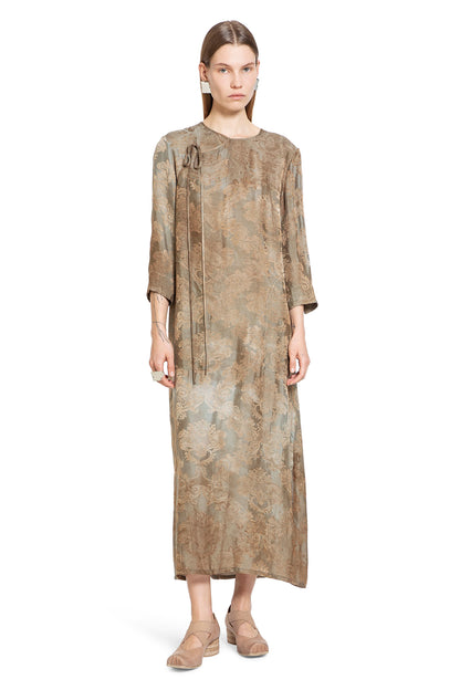 UMA WANG WOMAN BEIGE DRESSES