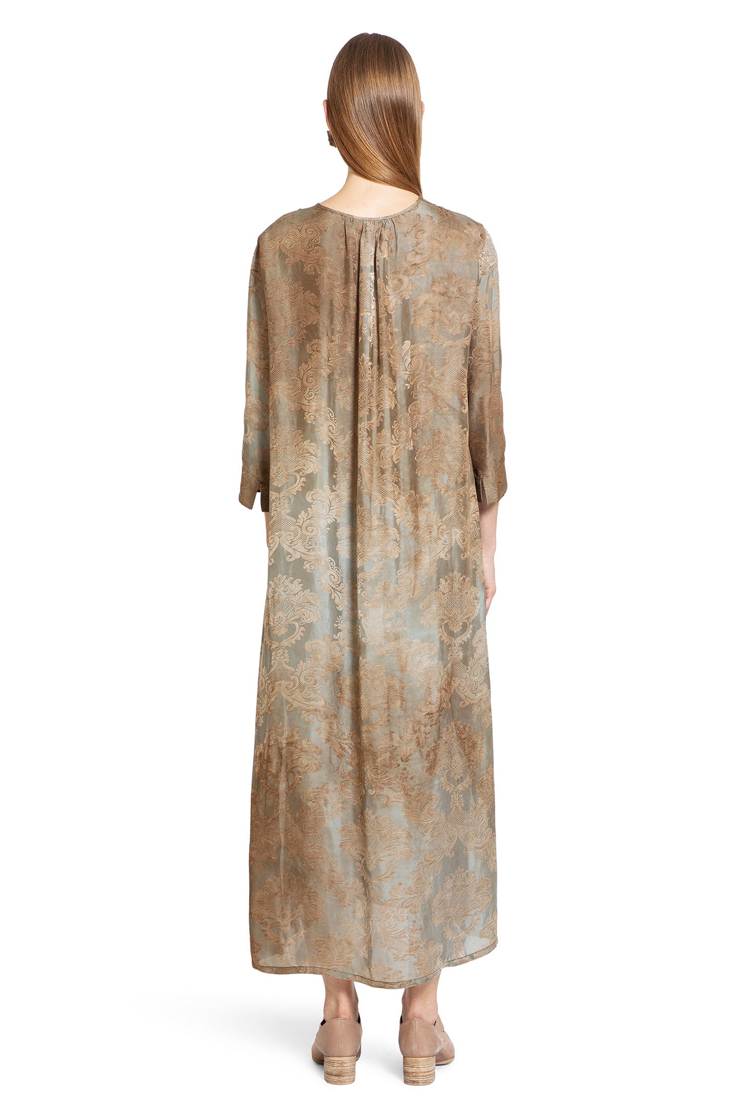 UMA WANG WOMAN BEIGE DRESSES