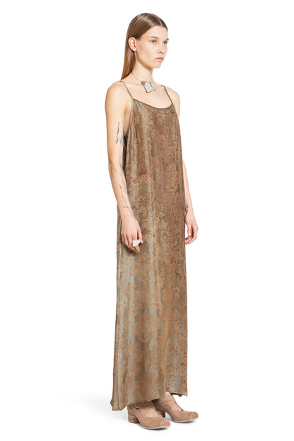 UMA WANG WOMAN BROWN DRESSES