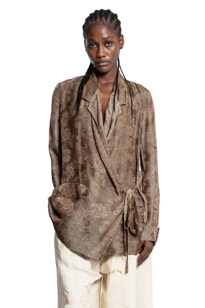 UMA WANG WOMAN BROWN BLAZERS