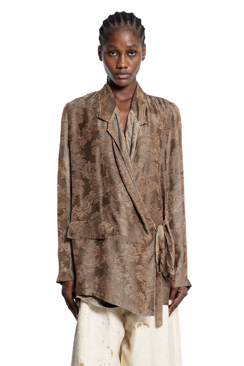 UMA WANG WOMAN BROWN BLAZERS