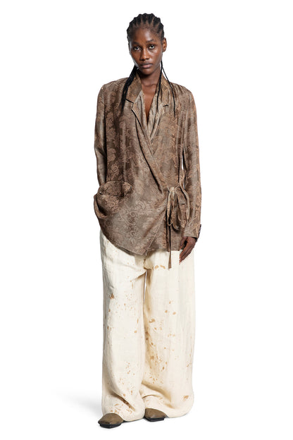 UMA WANG WOMAN BROWN BLAZERS