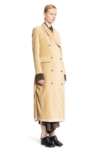 UMA WANG WOMAN BEIGE COATS