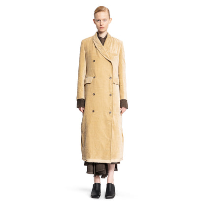 UMA WANG WOMAN BEIGE COATS