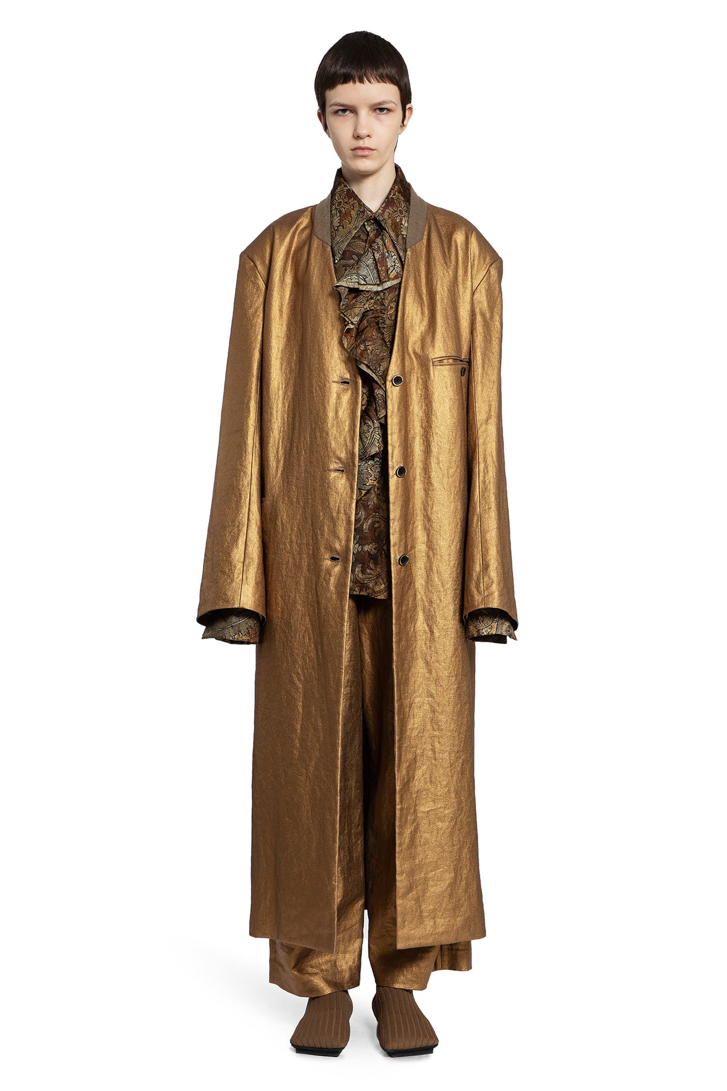 UMA WANG WOMAN GOLD COATS