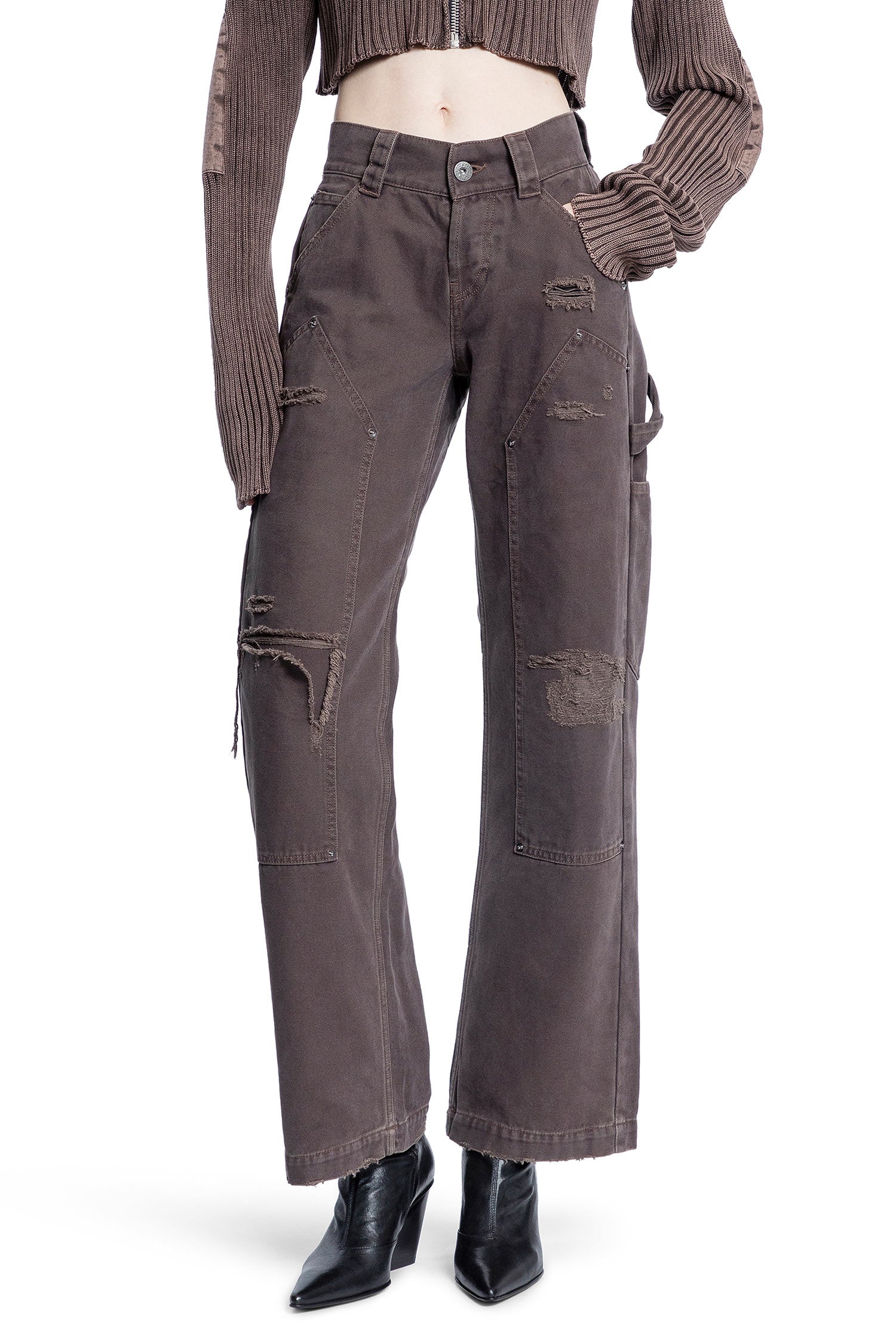 VAQUERA WOMAN BROWN TROUSERS