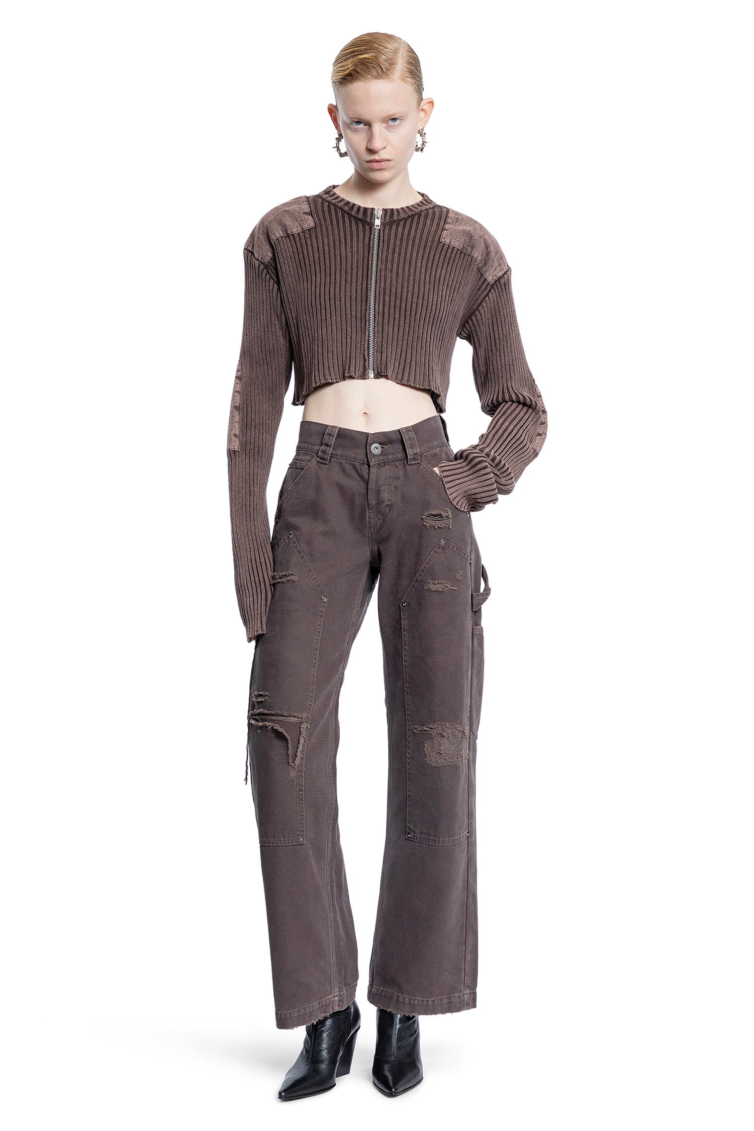 VAQUERA WOMAN BROWN TROUSERS