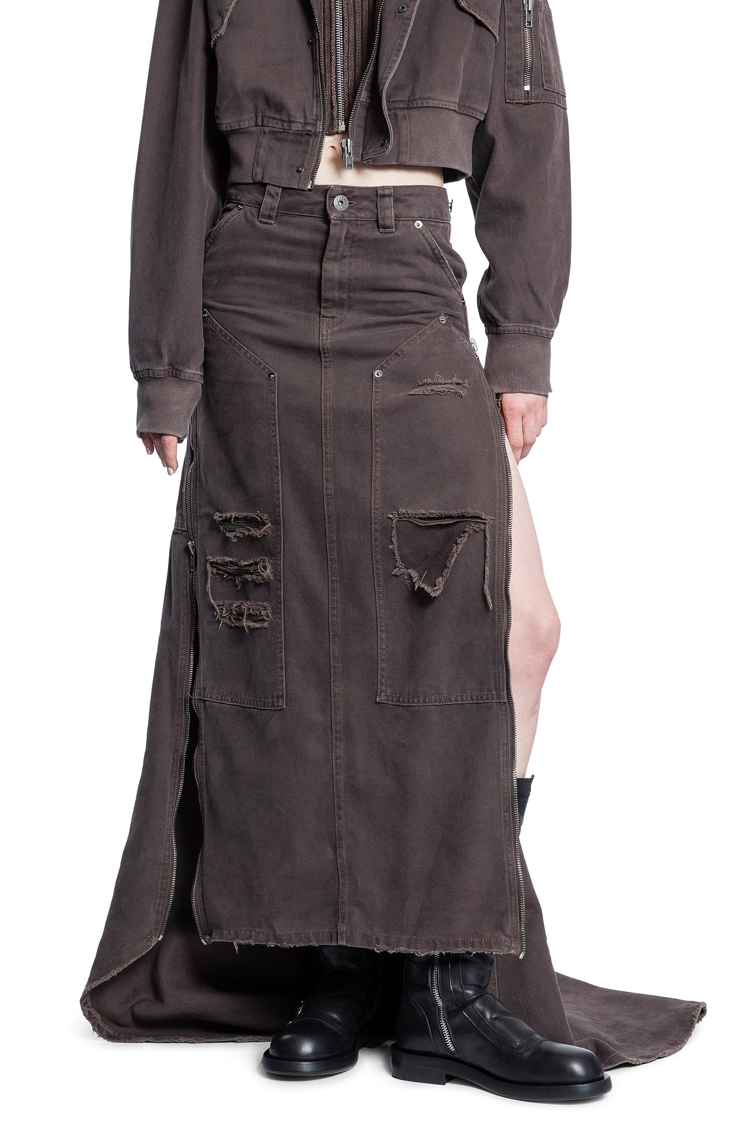 VAQUERA WOMAN BROWN SKIRTS