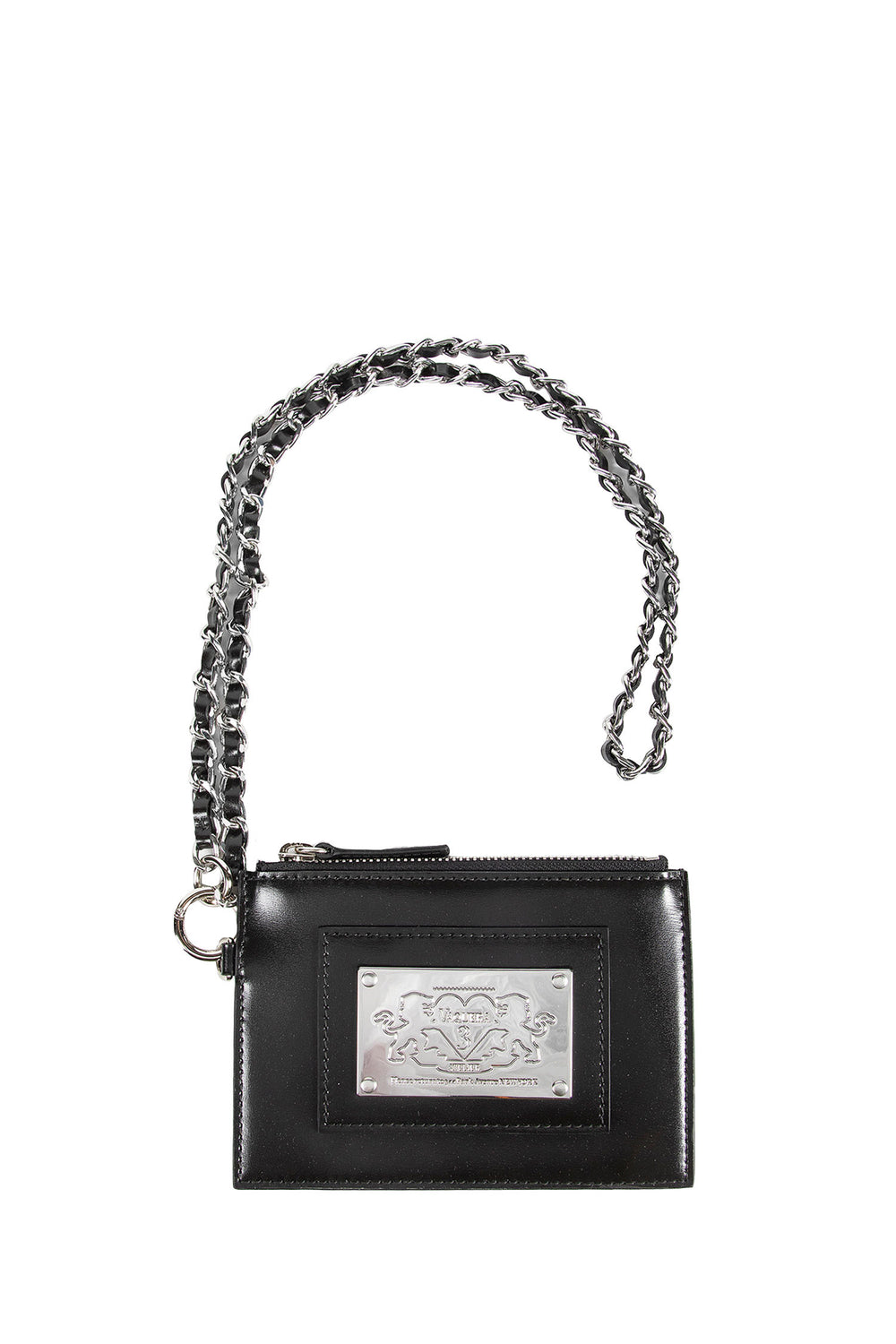 Coated Cotton Patch Chain Wallet