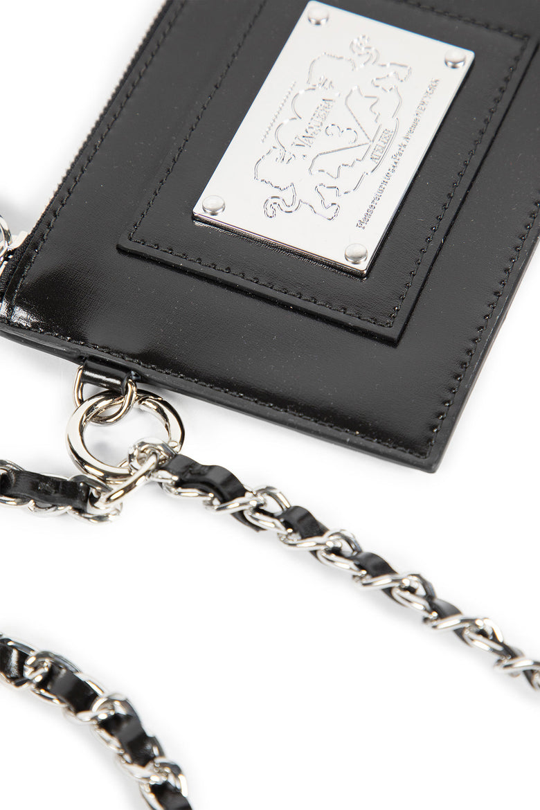 Coated Cotton Patch Chain Wallet
