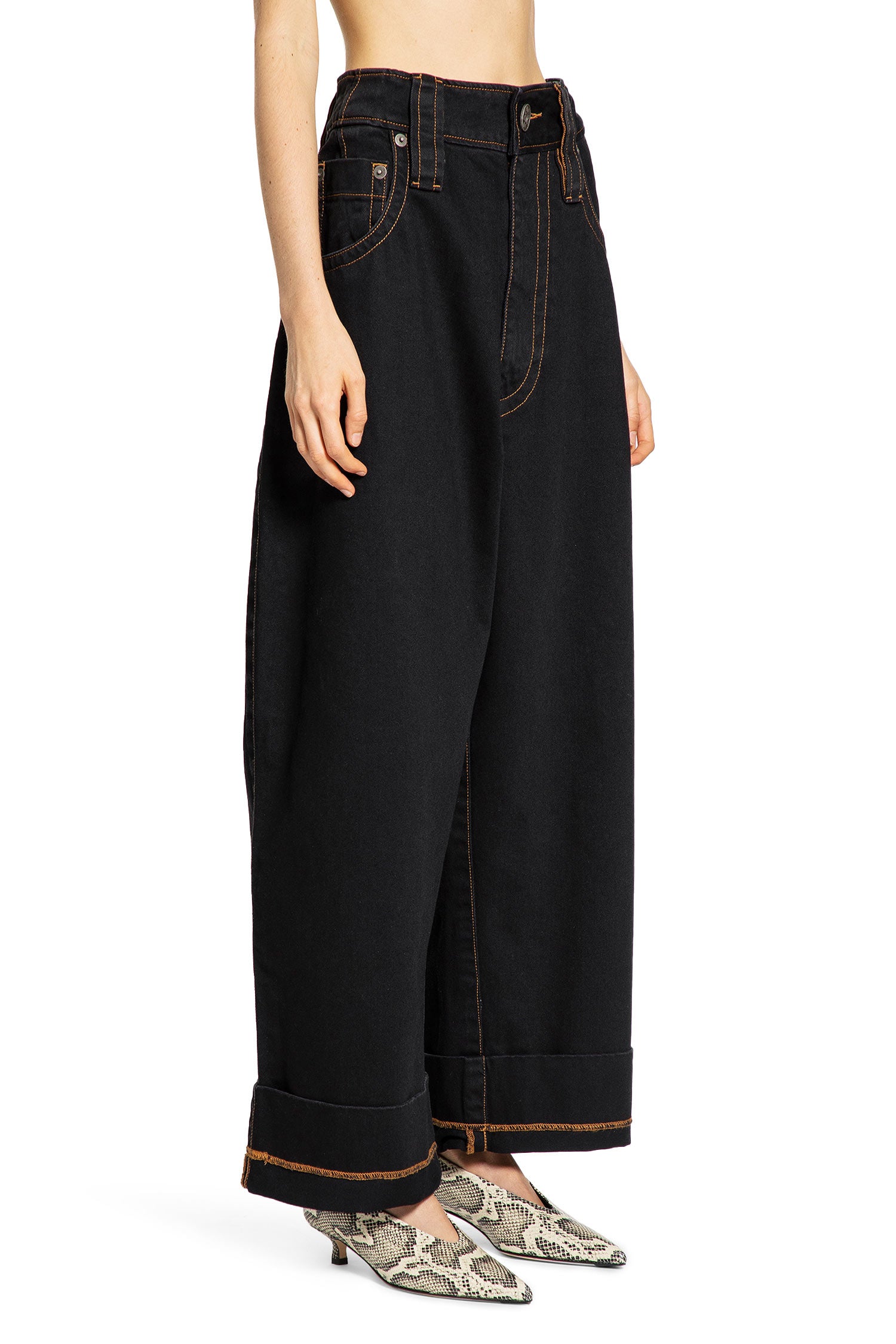 VAQUERA WOMAN BLACK JEANS