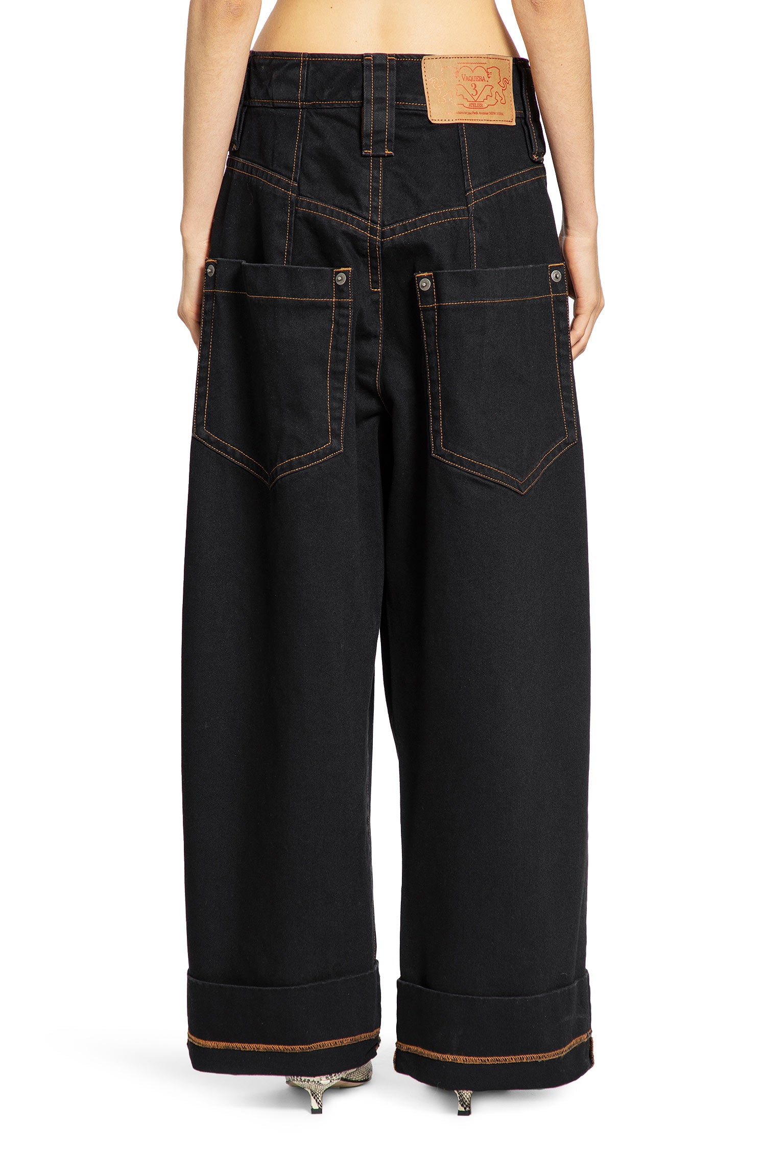 VAQUERA WOMAN BLACK JEANS