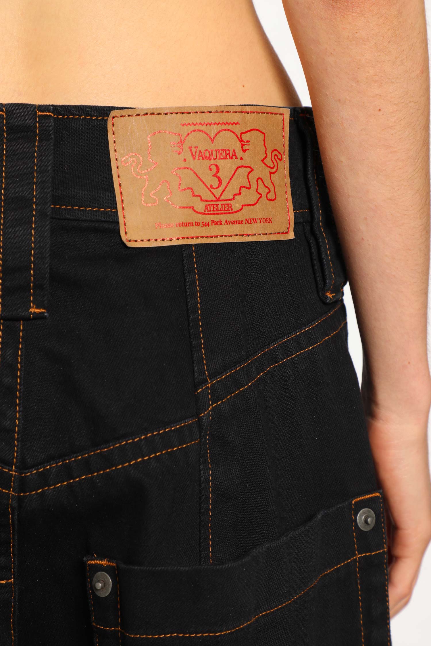 VAQUERA WOMAN BLACK JEANS