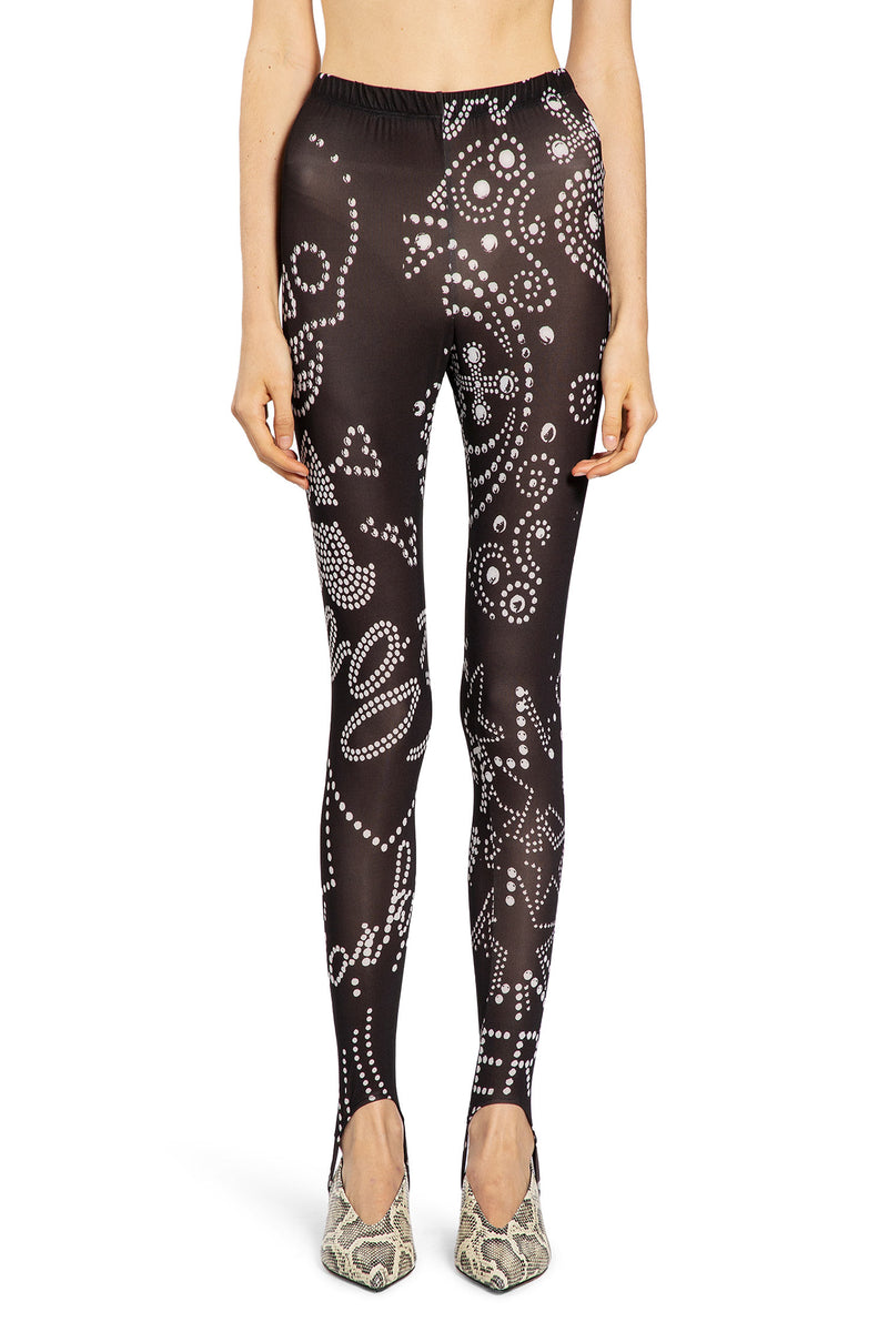 Rhinestuds Knit Leggings