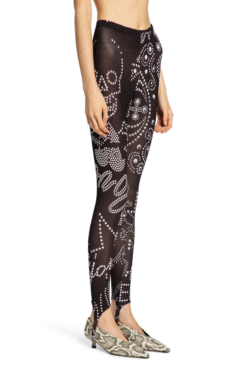 Rhinestuds Knit Leggings