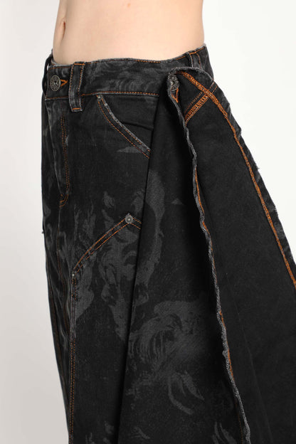 Denim Prom Skirt