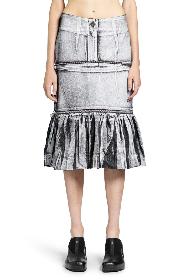 Painted Workwear Skirt