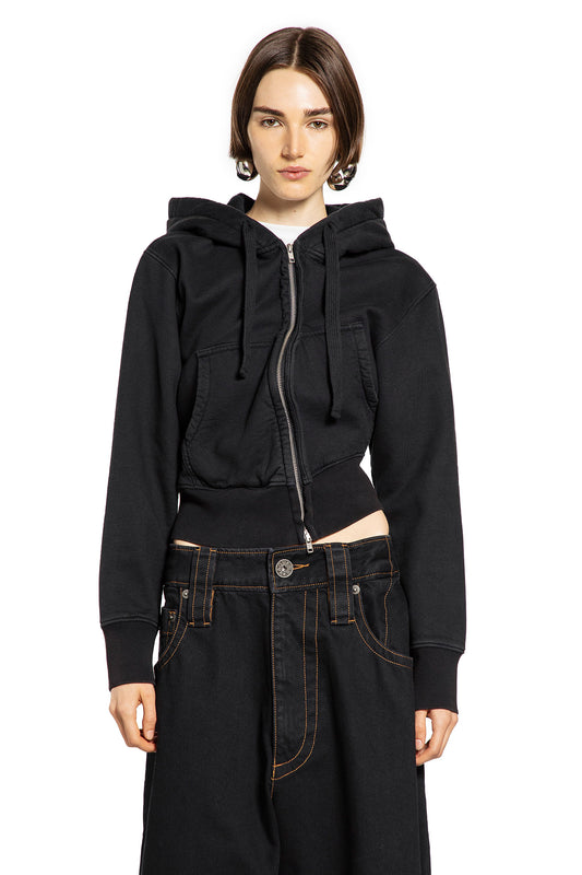 VAQUERA WOMAN BLACK SWEATSHIRTS