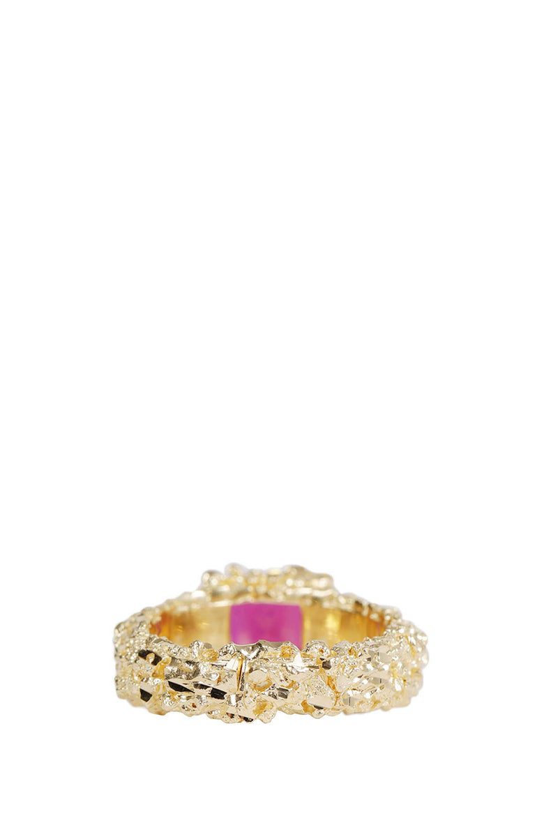 
              VENEDA CARTER Ruby Signet Ring woman
            