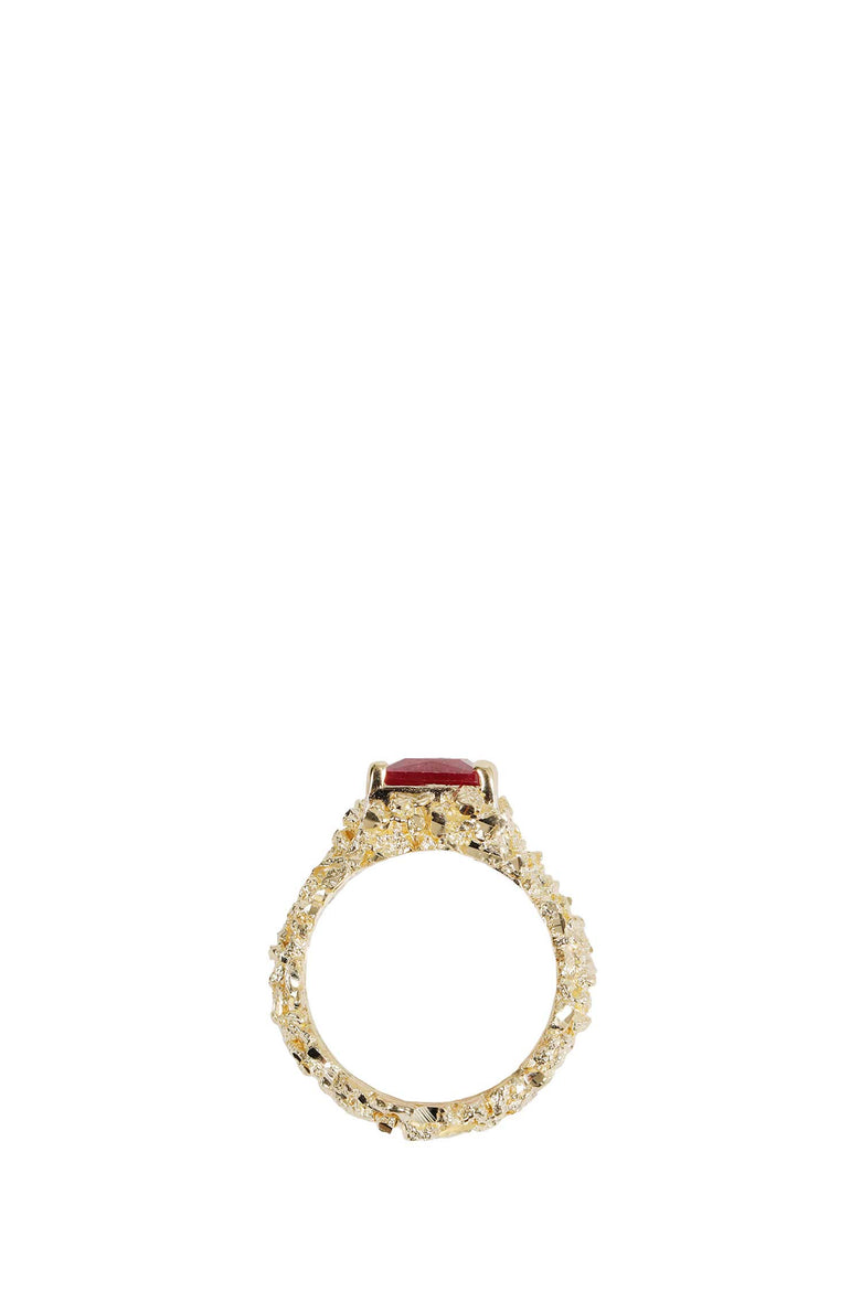 
              VENEDA CARTER Ruby Signet Ring woman
            