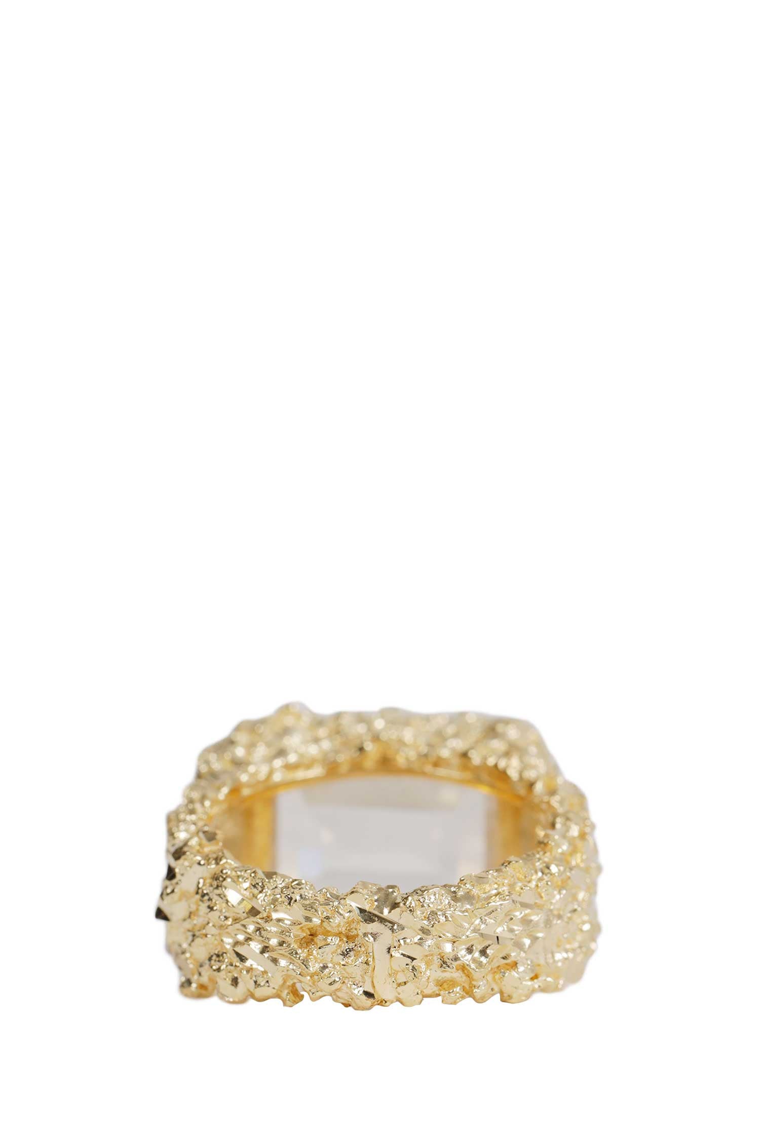 Rectangle Crystal Ring