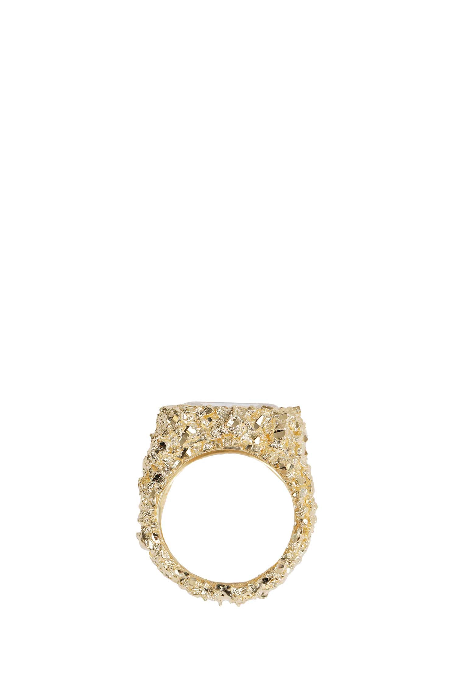 Rectangle Crystal Ring