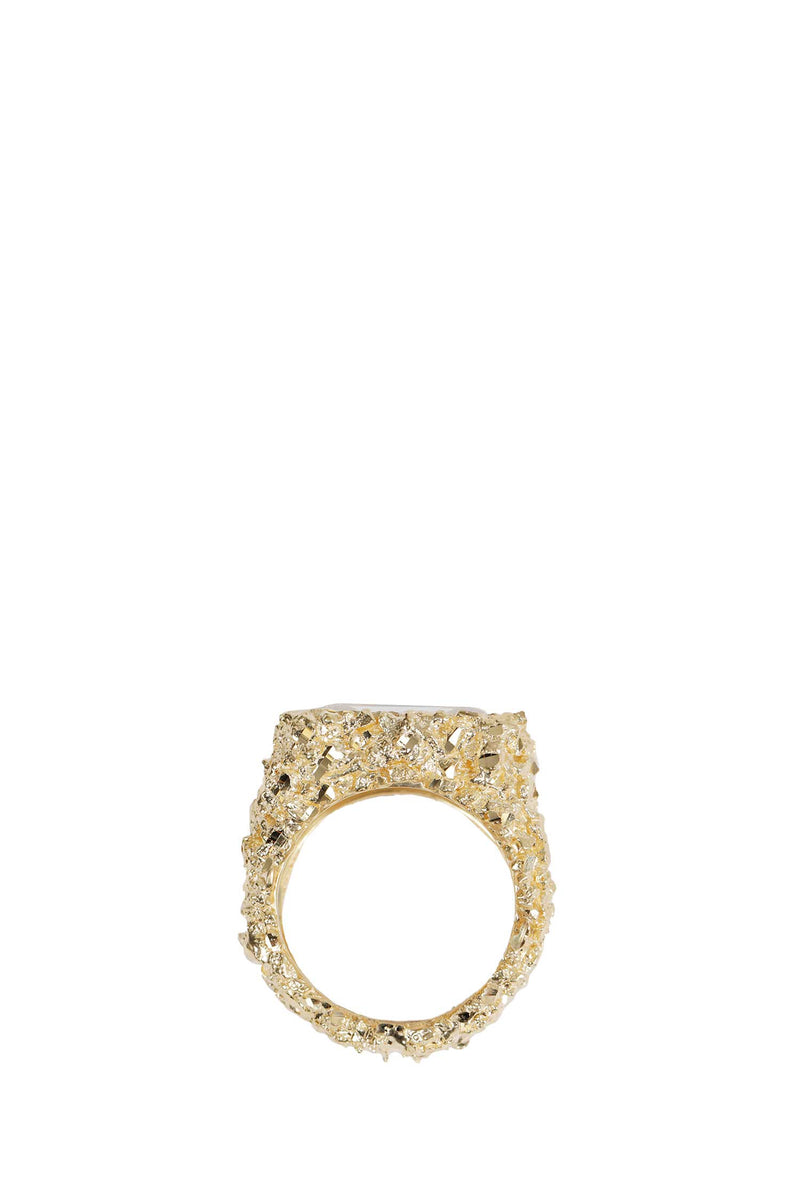 VENEDA CARTER Rectangle Crystal Ring woman