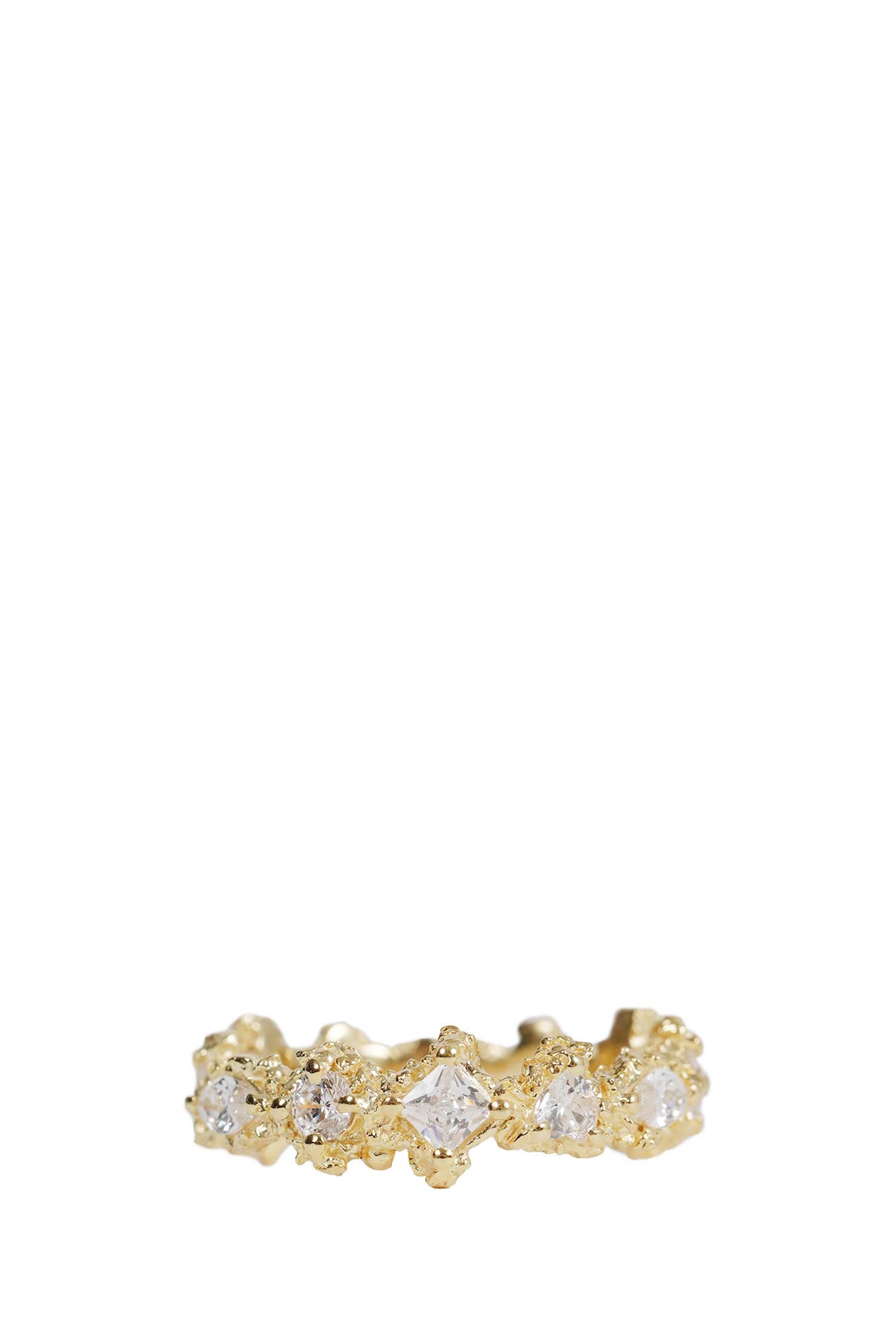 Thin Multi Cut Ring